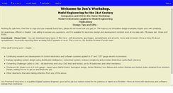 Desktop Screenshot of jons-workshop.com